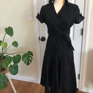 Sandro Short Sleeve Wrap Dress